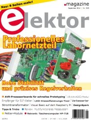 Elektor Electronics  №9 2014 (Germany)