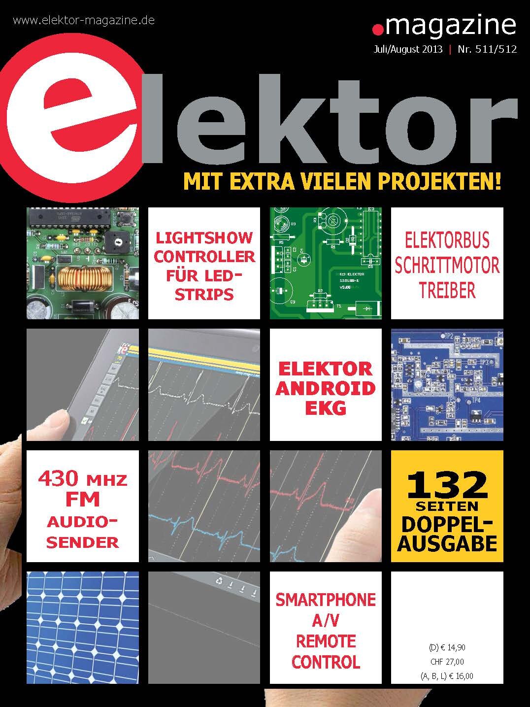 Elektor Magazine 7-8 2013 (Ger)