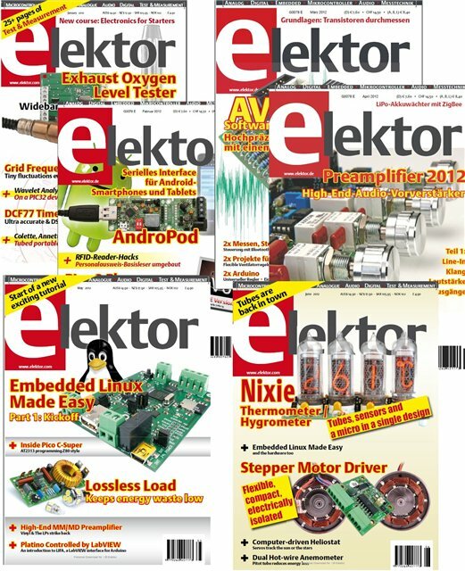 Elektor Electronics №1-6, 2012 (English)