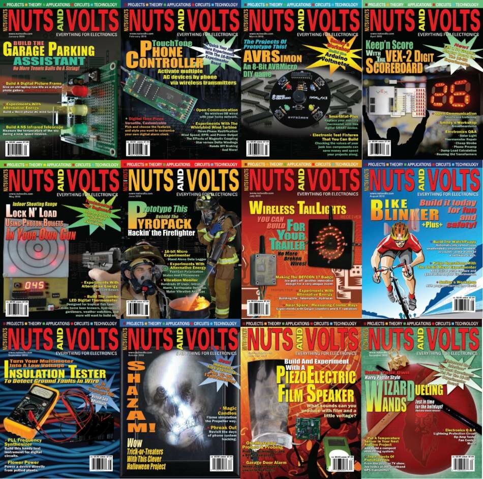 Nuts and Volts 1-12, 2012